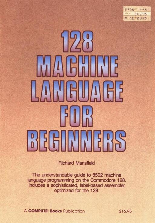 128 Machine Language for beginners