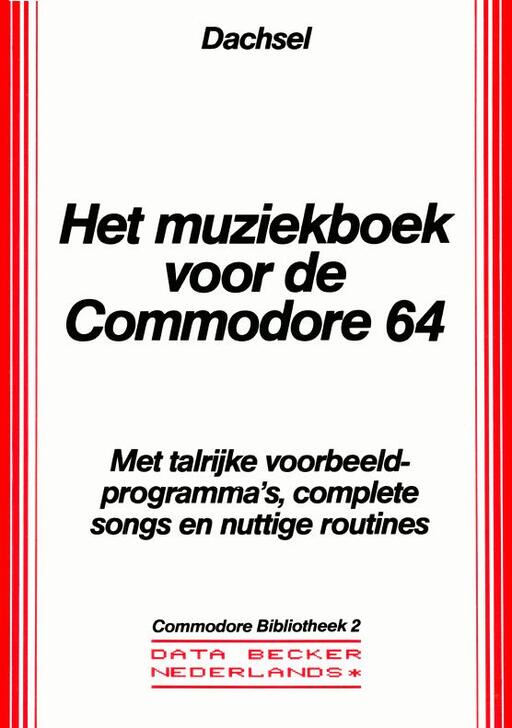Het muziekboek voor de Commodore 64