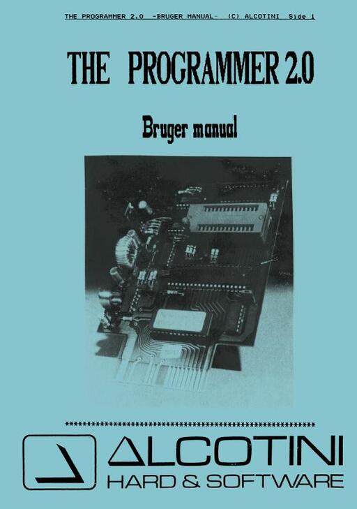 The Programmer 2.0 Bruger Manual
