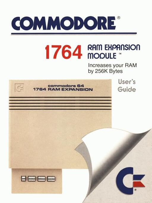 1764 RAM Expansion Module User's Guide
