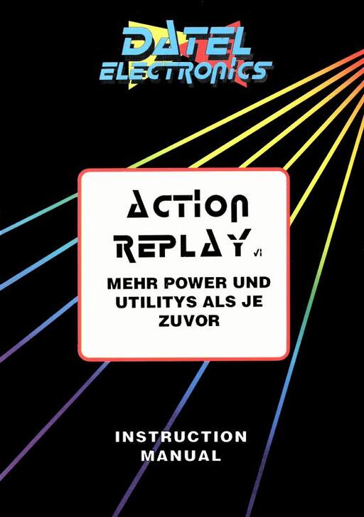 Action Replay 6 Instruction Manual