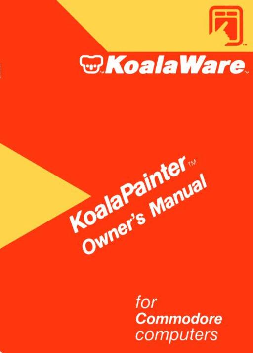 KoalaPainter Owner's Manual For Commodore Computers