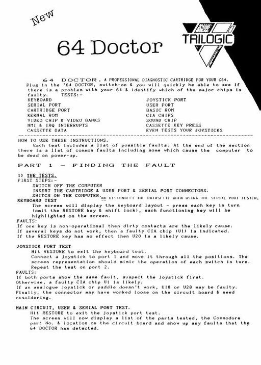 C64 Doctor