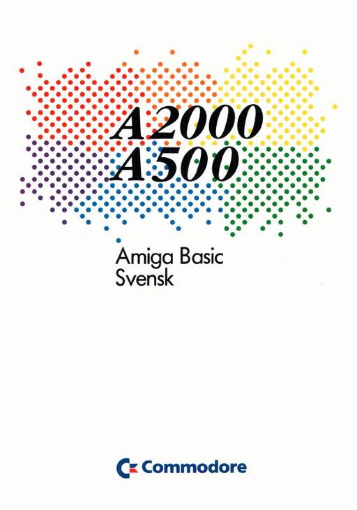 A2000/A500 Amiga Basic Svensk